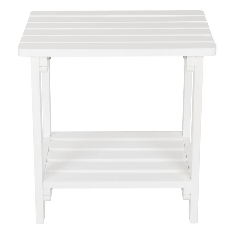 Luca 19.75" Rectangular Outdoor Patio Side Table