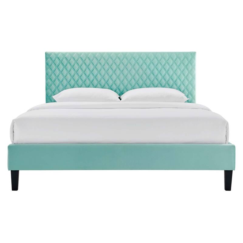 Garcelle Performance Velvet King Platform Bed