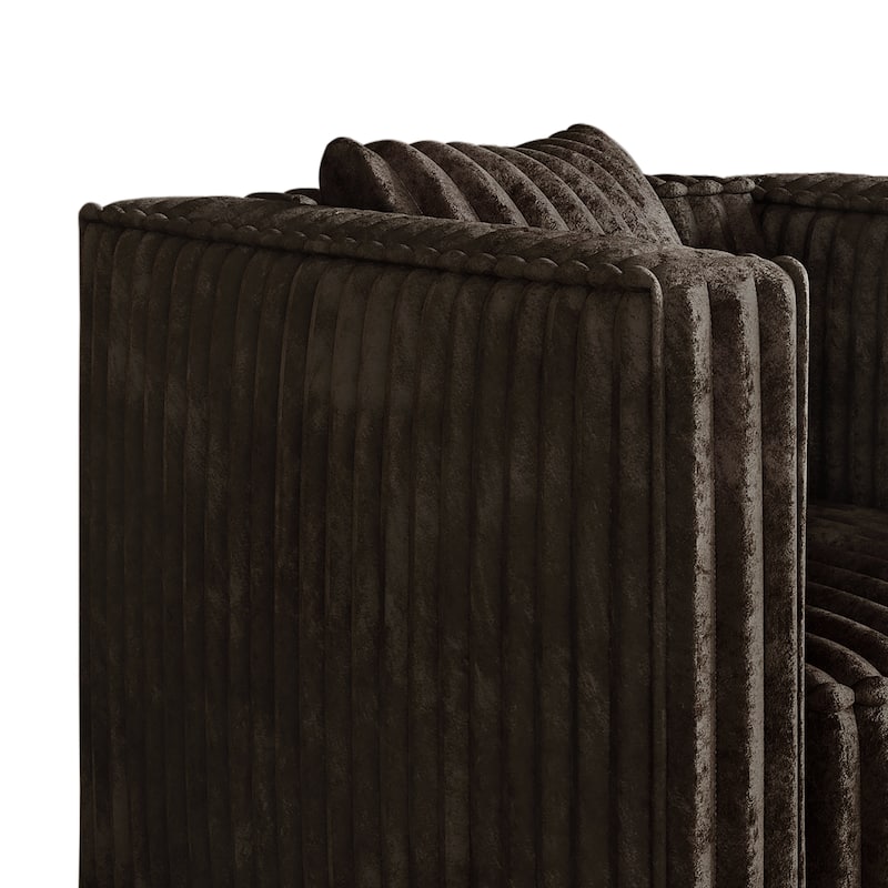 CraftPorch Mid Century Modern Upholstered Sofa