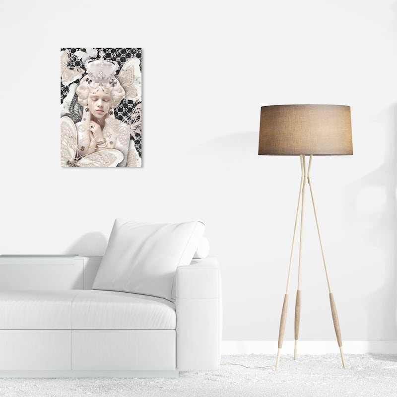 Wynwood Studio Fashion and Glam Pure Beauty II Black and Wall Art Canvas Print - 24 x 16