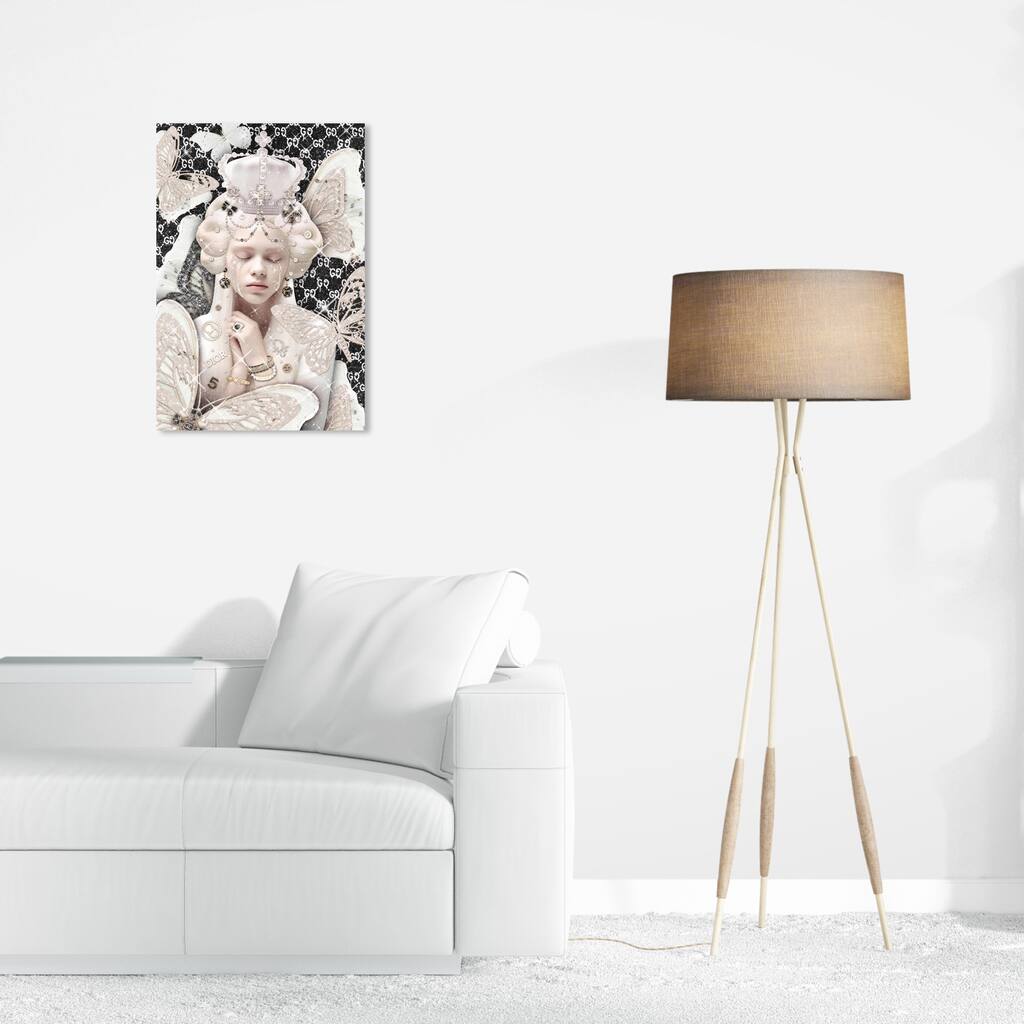 Wynwood Studio Fashion and Glam Pure Beauty II Black and Wall Art Canvas Print