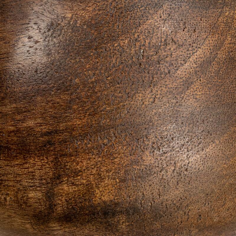 Mango Wood Bowl, Walnut Finish