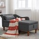 preview thumbnail 35 of 58, Velvet Lounge Chair with Storage & Pillow,Modern Upholstered benches for Living Room Bedroom Office Black