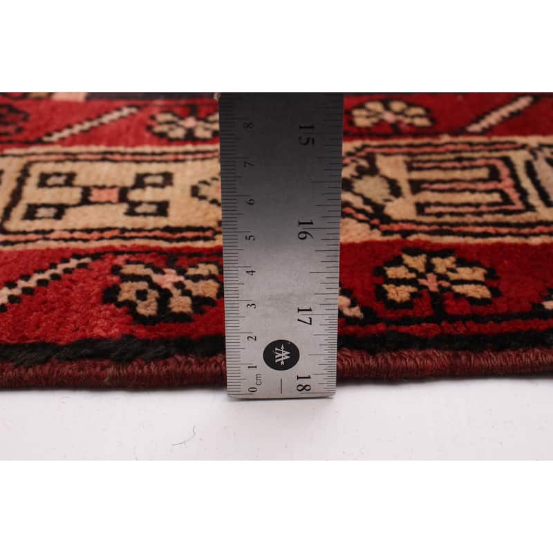 ECARPETGALLERY Hand-knotted Konya Anatolian Red Wool Rug - 3'8 x 11'0