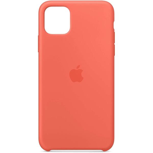 Apple Silicone Case For Iphone 11 Pro Max Clementine Orange Overstock