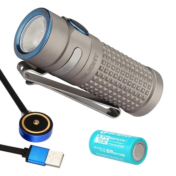 Olight S1R Baton II Limited Titanium Edition Rechargeable