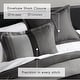 preview thumbnail 28 of 60, Chelsea Square Cascade Reversible Plush Faux Suede Comforter Set