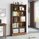 preview thumbnail 2 of 5, 6-Tier Wood Bookcase, 72" Large Tall Bookshelf with Storage Shelves