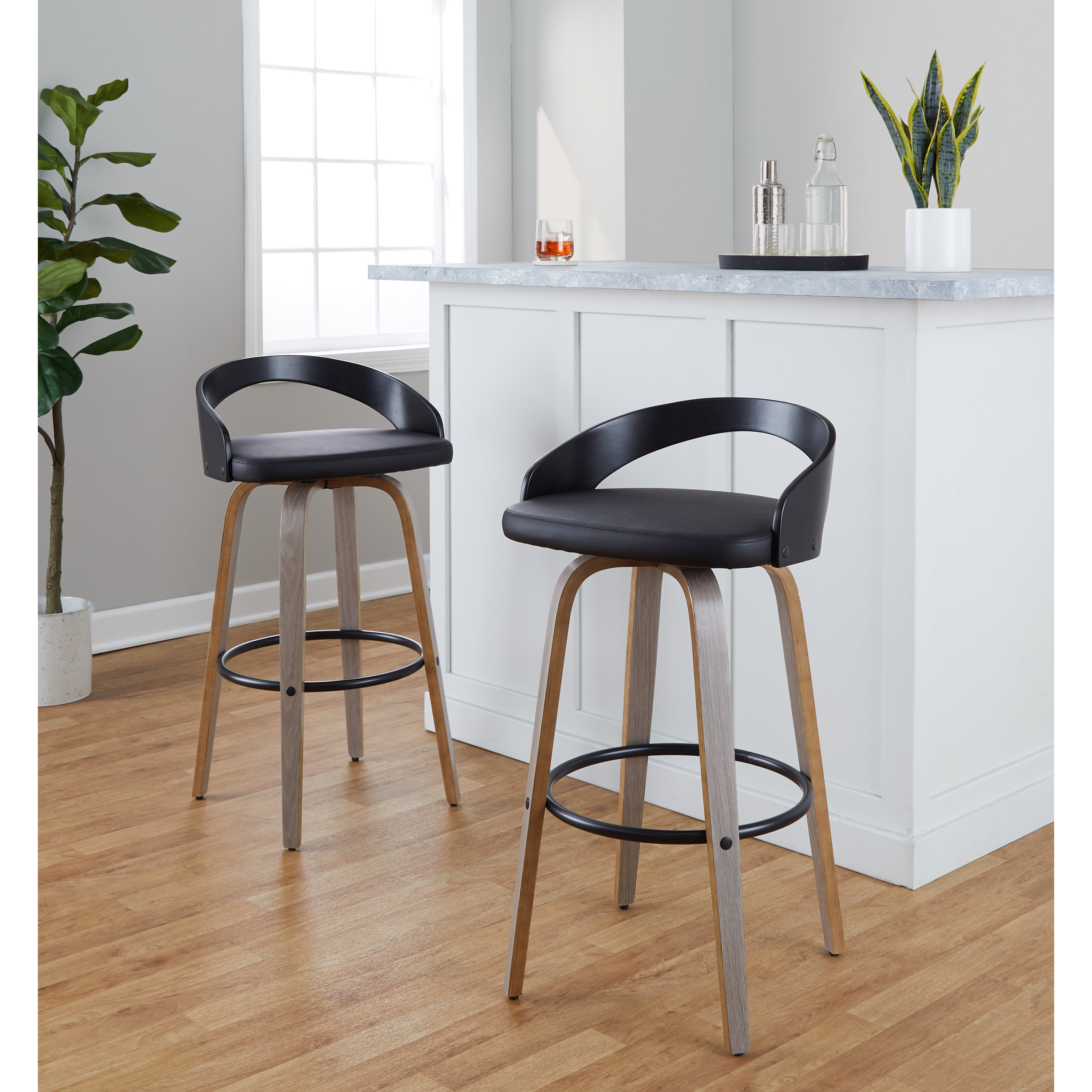 Damario bar & counter deals swivel stool