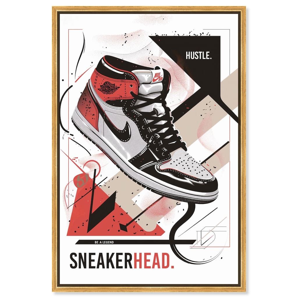 Stylish Sneakerhead Canvas by Art Remedy