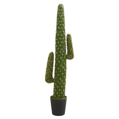 Pine Canopy Windflower Cactus Artificial Plant - h: 4.5 ft. w: 14 in. d: 14 in