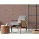 preview thumbnail 3 of 5, Fine Decor Alpin Pink Painted Brick Wallpaper