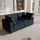 preview thumbnail 2 of 20, 78" Cloud Sectional Couch, Modular Sofa, Plush Soft Deep Seat Couch for Living Room Black