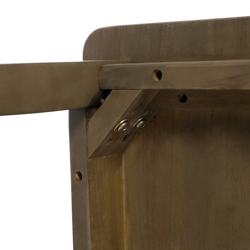 Outdoor Patio Wood Teak Rectangular Coffee Table