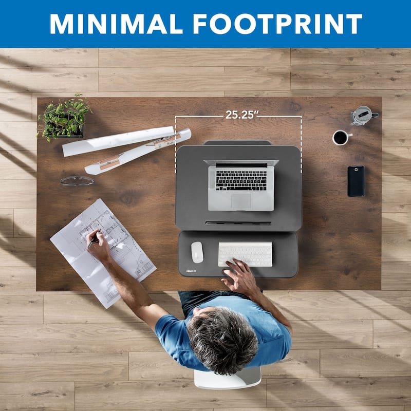 Mount-It! Compact Standing Desk Converter Ergonomic