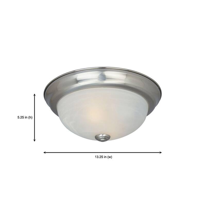 Designers Fountain 13.25" Width 2 Light Flush Mount Ceiling Fixture