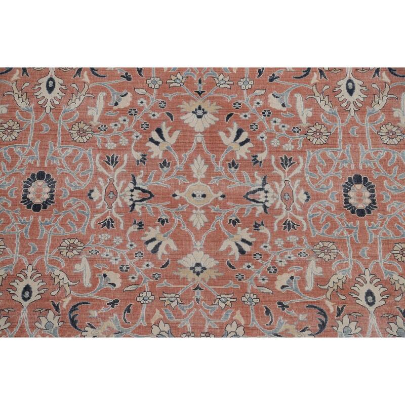 Floral Oriental Sultanabad Ziegler Turkish Wool Area Rug Hand-knotted - 9'9" x 13'0"