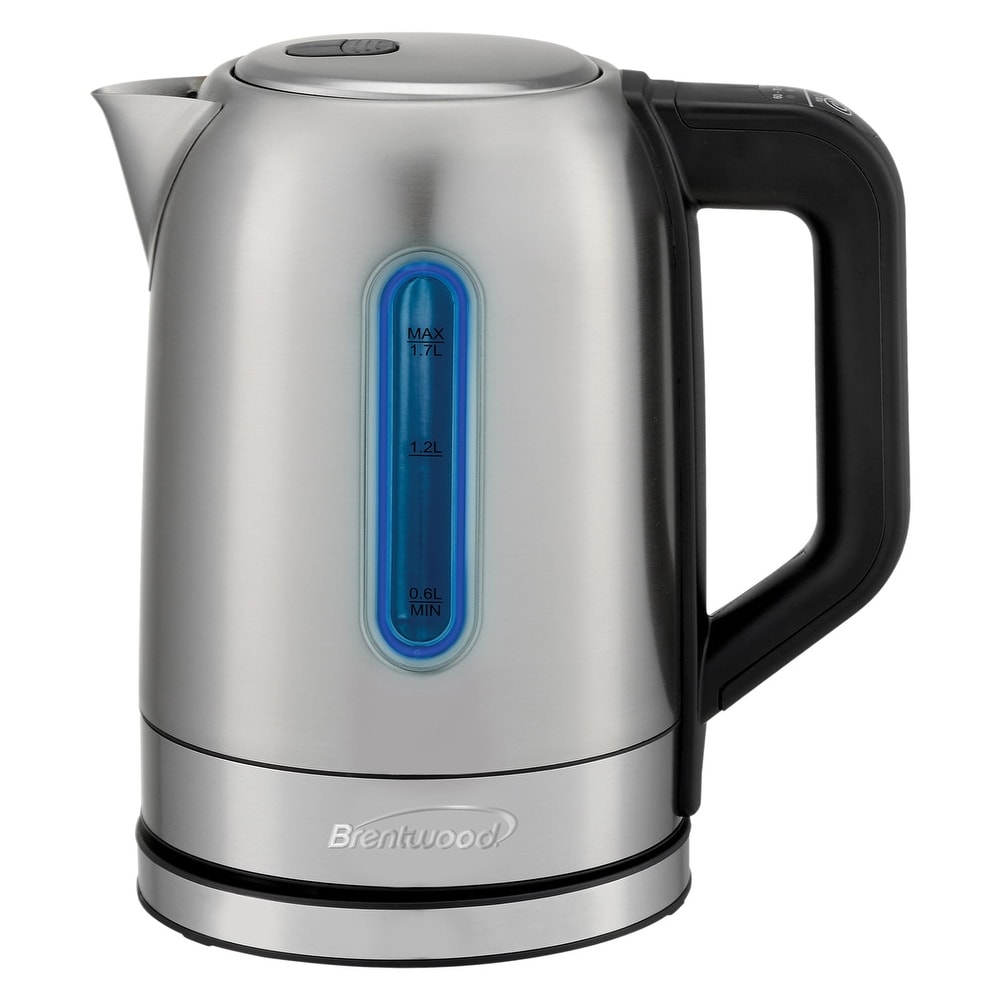 Electric Kettle Temperature Control with 9 Presets, 2HR Keep Warm - Silver