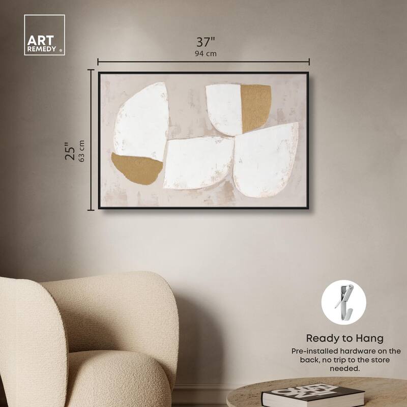 Gilded Cairn III Canvas by Art Remedy