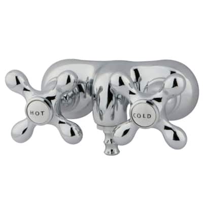 Kingston Brass Vintage Wall Mounted Clawfoot Tub Filler with Metal