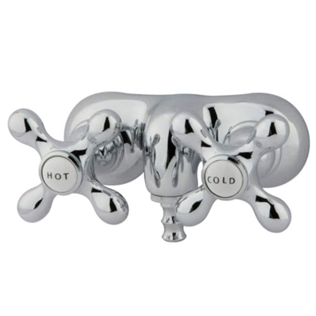 Kingston Brass Vintage Wall Mounted Clawfoot Tub Filler with Metal
