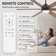 preview thumbnail 186 of 193, 42/48/52/56/60/65-IN LED Ceiling Fan with Light Kit and Remote(5/6/7/8-Blade)