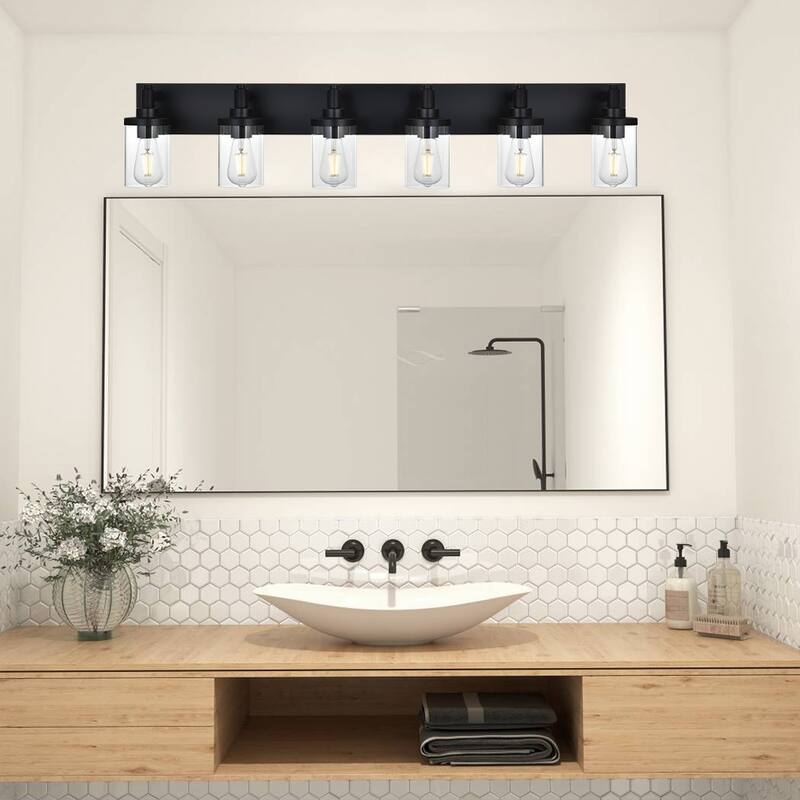 Modern Bathroom Lights with Clear Shape