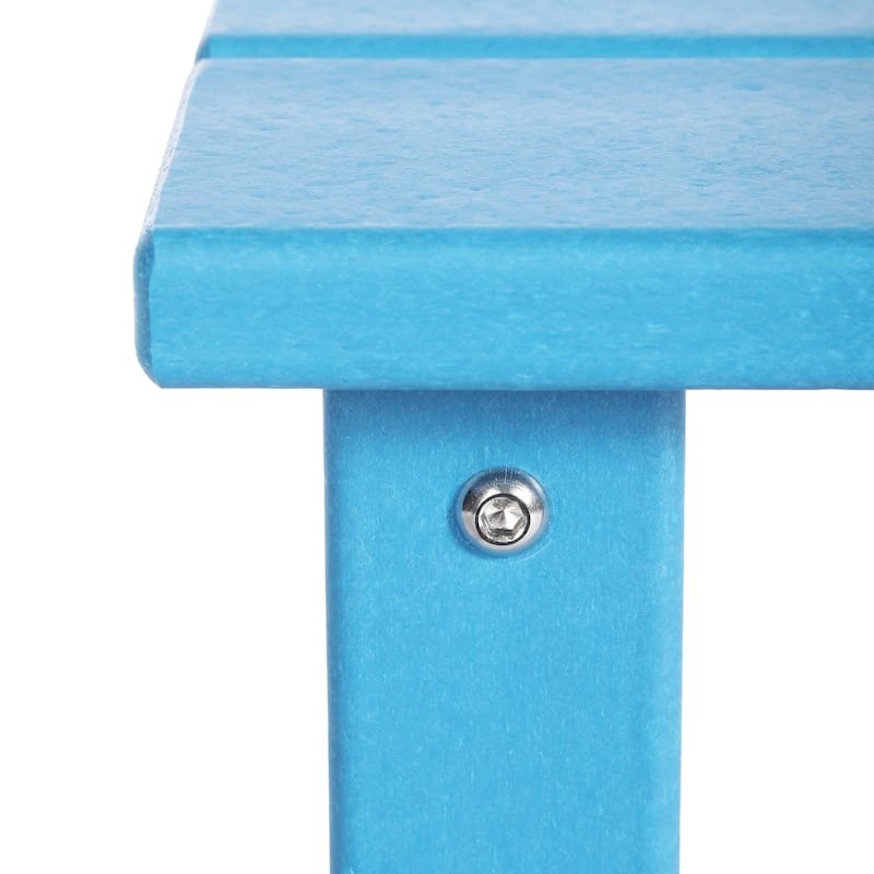 Laguna Kids Outdoor Poly Adirondack Chair With Side Table 2-Piece Set