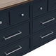 preview thumbnail 6 of 13, Furniture of America Althea Modern Farmhouse 2-piece Solid Wood 6-Drawer Dresser and Mirror Set
