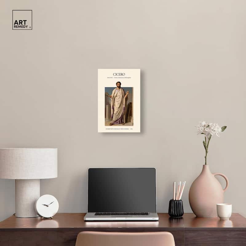 Visual Representation of Cicero Canvas by Art Remedy, Gallery Wrapped