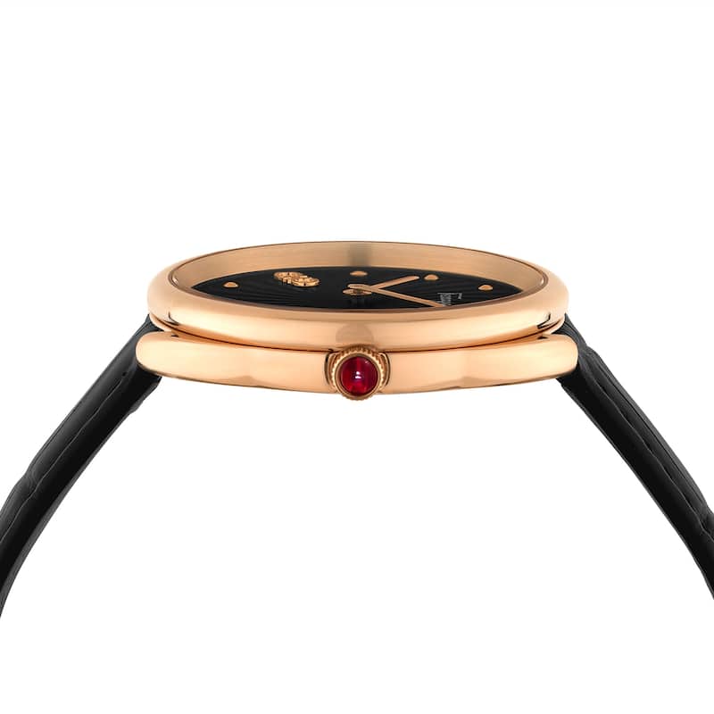 Ferragamo Women's Cuir 34mm Quartz Watch SFYN01522 - Black - One Size