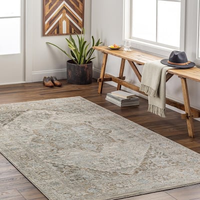 Livabliss Traditional Brunswick Medallion Area Rug