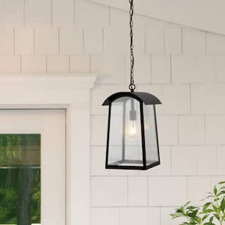 SAFAVIEH Lighting Adalai Outdoor Pendant - 10" W x 10" D x 22-94" H