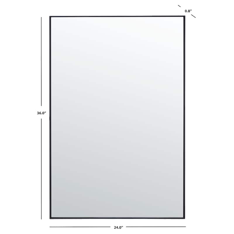 SAFAVIEH Shaniqua 24 x 36-inch Rectangular Mirror - 0.8" W x 24" D x 36" H
