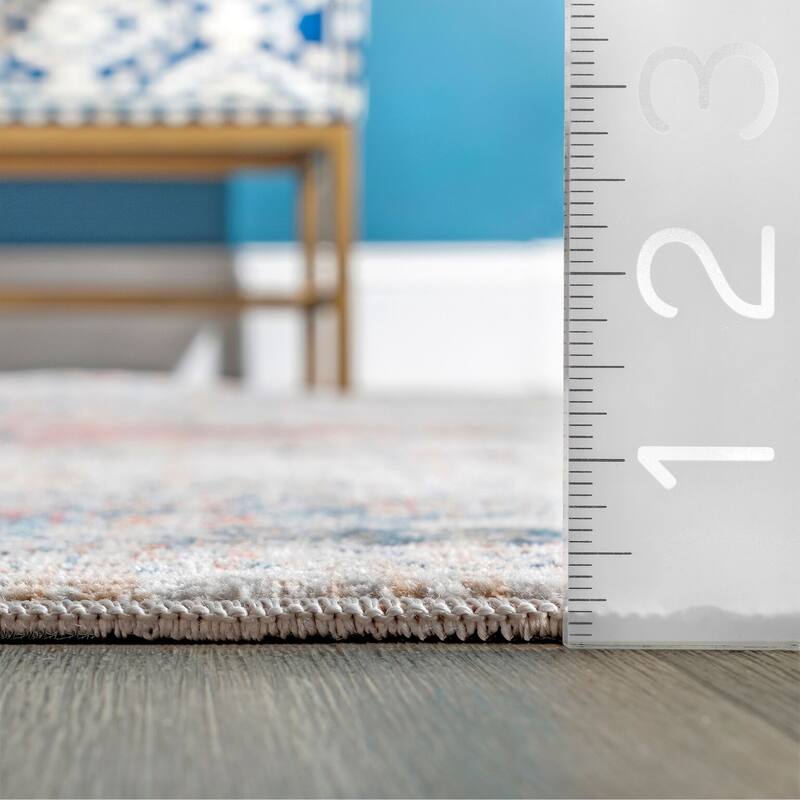 Nuloom Transitional Vintage Medallion Cottrell Area Rug