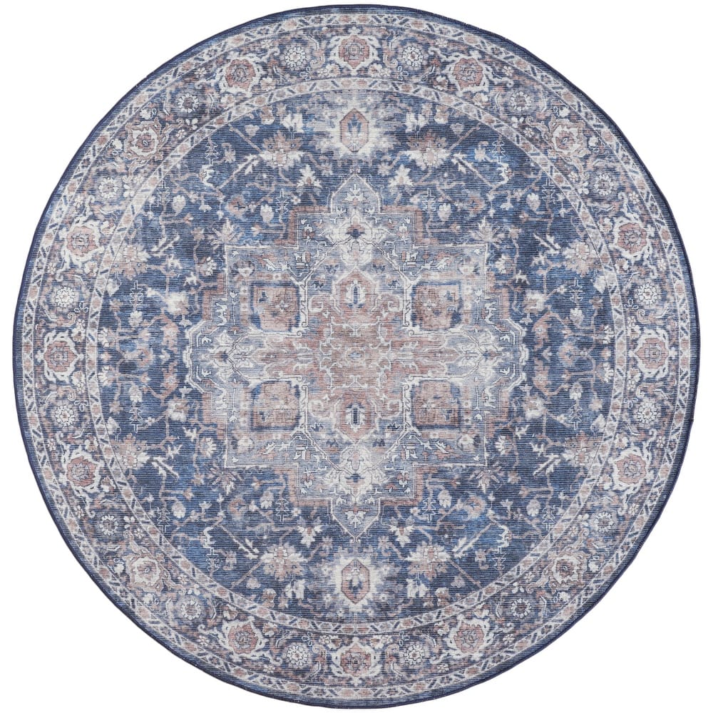 New Concept Washables Persian Boho Machine Washable Area Rug