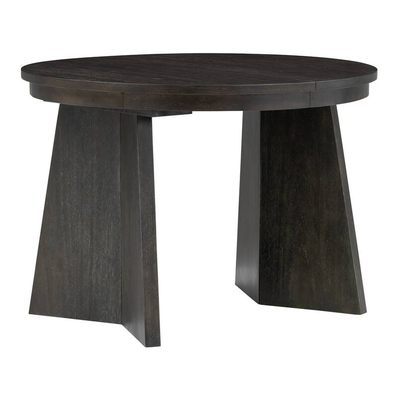 Extendable Dining Table with 16-inch Leaf