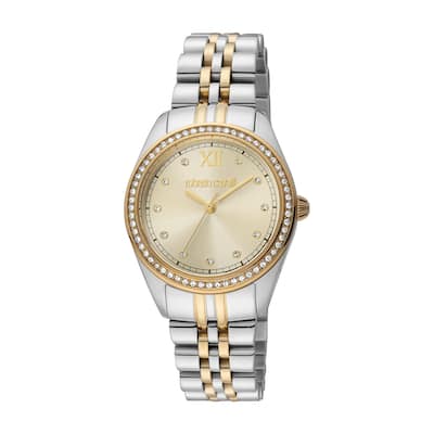 Roberto Cavalli Women RC5L036M0085 Quartz Watch - Two-Tone