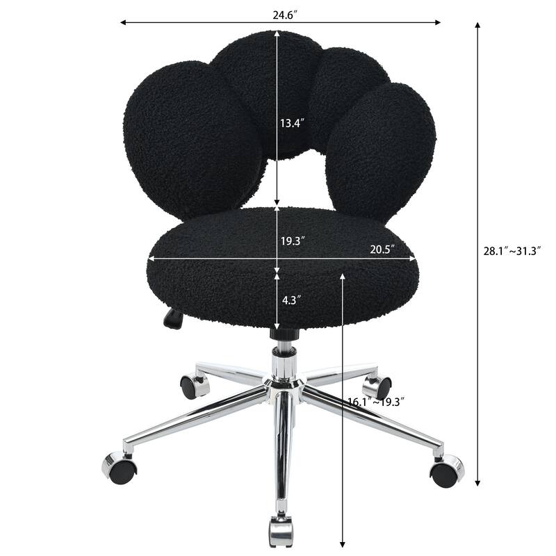 360 Degree Swivel Height Adjustable Home Office Chair