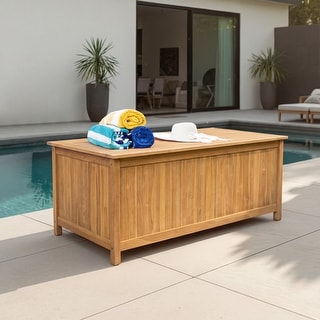 Cambridge Casual Kikori 60-inch Teak Outdoor Storage Box - On Sale
