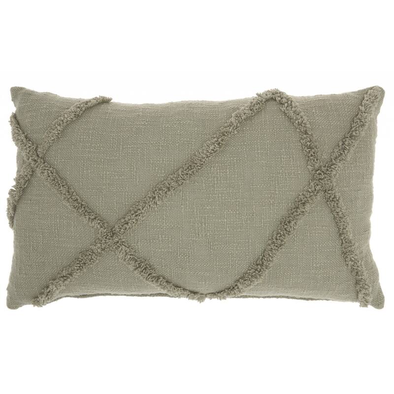Royal Abstract Shaggy Detail Lumbar Pillow