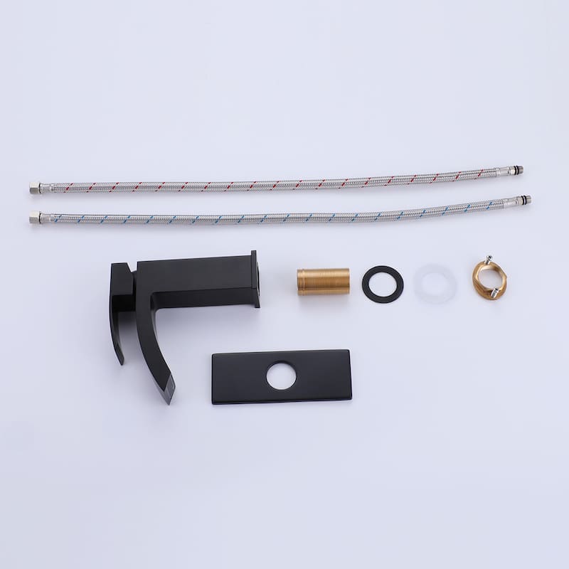 Single Handle Deck Mounted Bathroom Faucet with Deck Plate