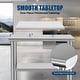 preview thumbnail 3 of 7, Stainless Steel Table 24 x 30 Inches Metal Work Table Adjustable Undershelves With wheels