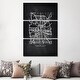 preview thumbnail 3 of 1, iCanvas "Kansas City Map Chalkboard Style" by WallDecorAddict 3-Piece Canvas Wall Art Set