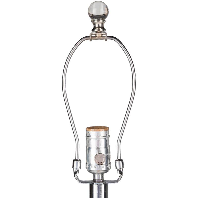 Artistic Weavers Gaselle Table Lamp with Blue Base and White Shade