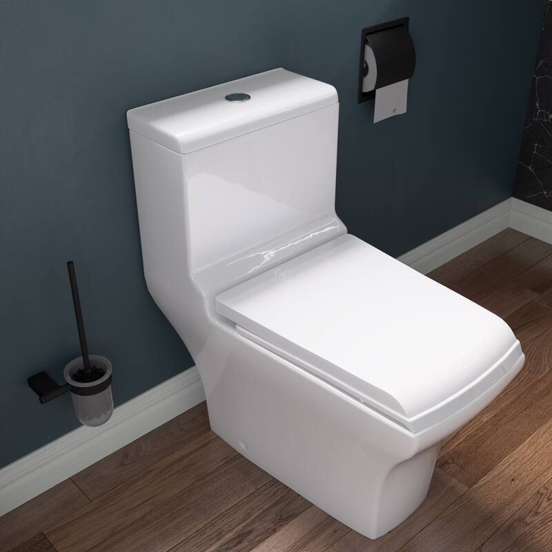 ABTPC77-BLA Black Matte Stainless Steel Recessed Toilet Paper Holder with Cover