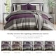 preview thumbnail 21 of 60, Chelsea Square Cascade Reversible Plush Faux Suede Comforter Set