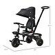 preview thumbnail 12 of 13, 14-in-1 Convertible Tricycle with Adjustable Parent Push Handle, Safety Features, and Storage Baskets for Kids