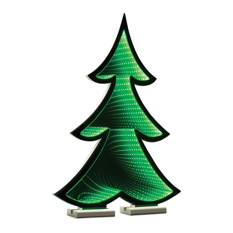Green Pine Tree Ekkolight 23.5"H - N/A