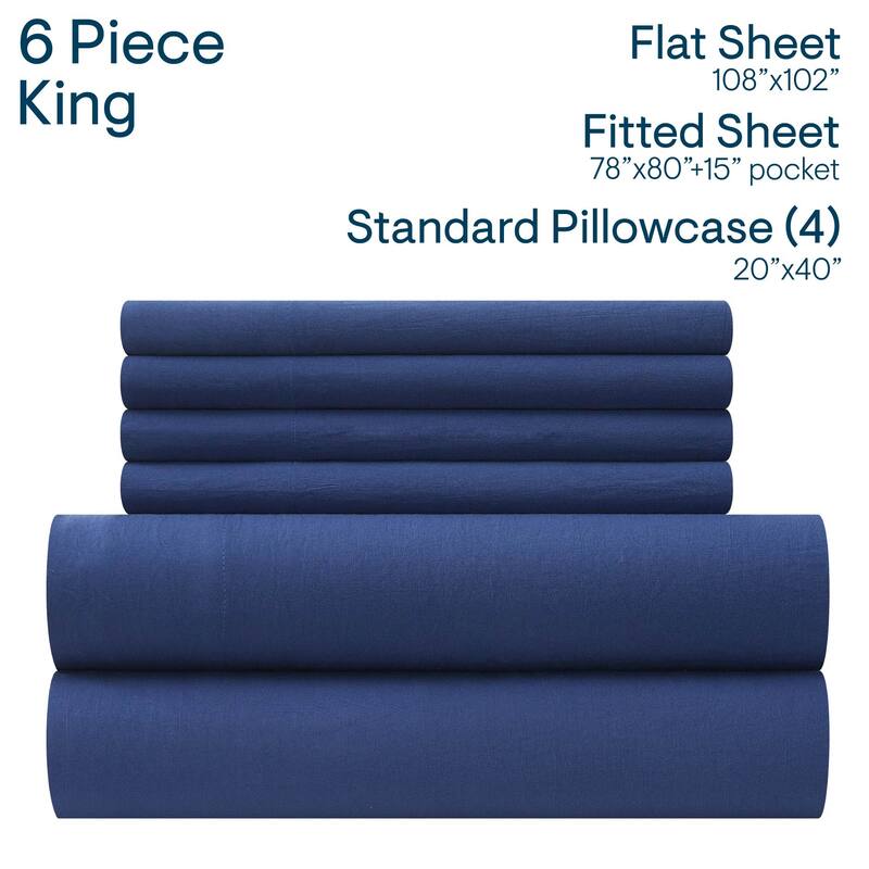 Aeropostale Premium All Season Microfiber Navy Sheet Set